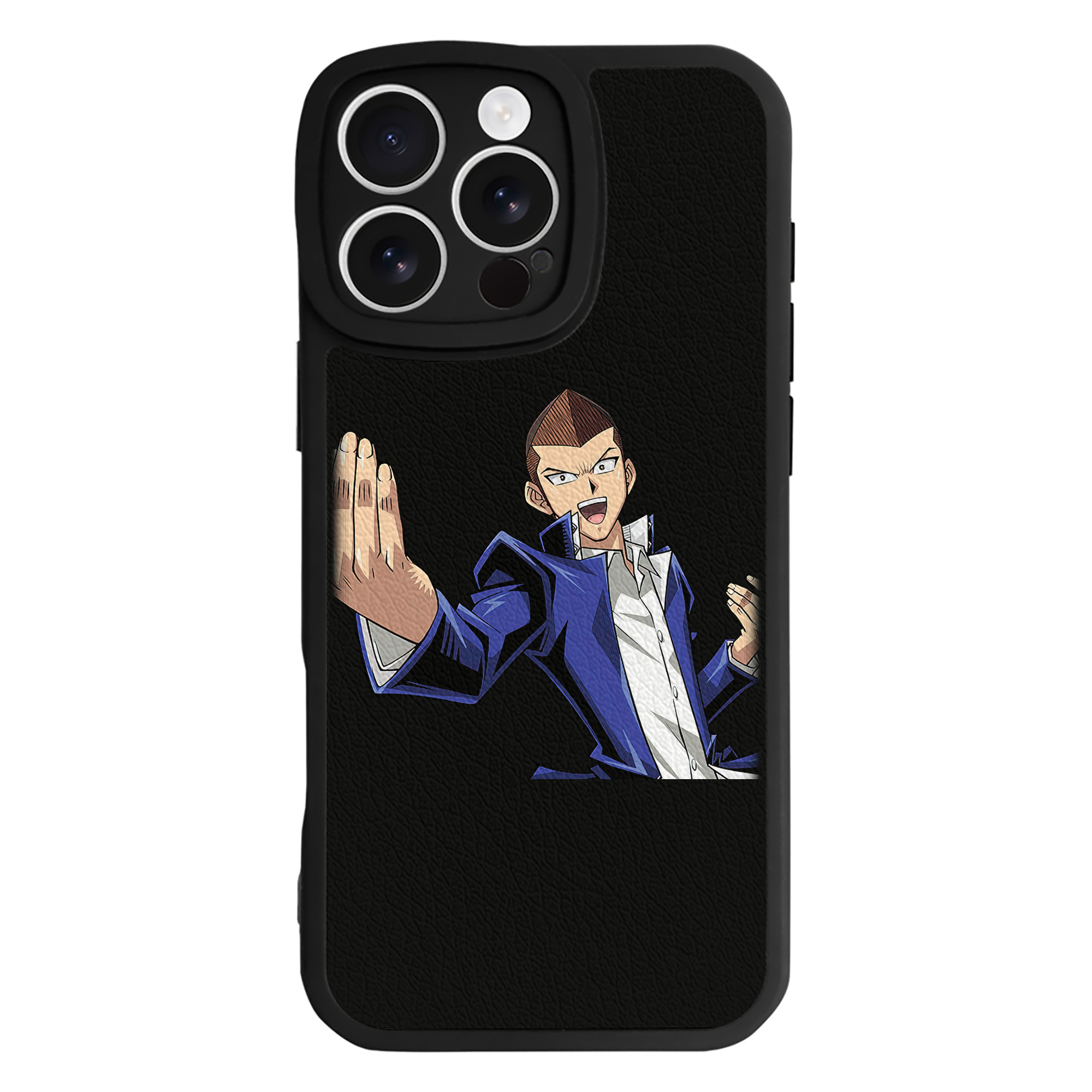 遊☆戯☆王 Yu-Gi-Oh! 【iPhone 16シリーズ対応】シリコンスマホケース（レザー調） 材質：シリコン
